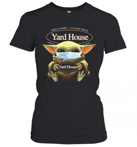 Star Wars Baby Yoda Hug Yard House Covid 19 T-Shirt Classic Women's T-shirt
