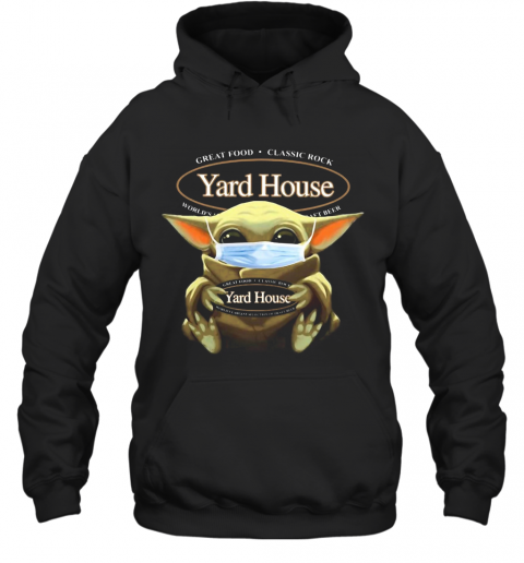 Star Wars Baby Yoda Hug Yard House Covid 19 T-Shirt Unisex Hoodie