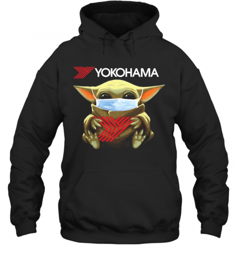 Star Wars Baby Yoda Hug Yokohama Covid 19 T-Shirt Unisex Hoodie