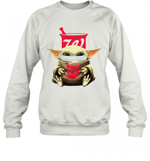 Star Wars Baby Yoda Mask Hug Walgreens T-Shirt Unisex Sweatshirt