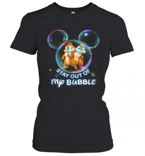 Stay Out Of My Bubble Mickey Mouse T-Shirt Classic Women's T-shirt