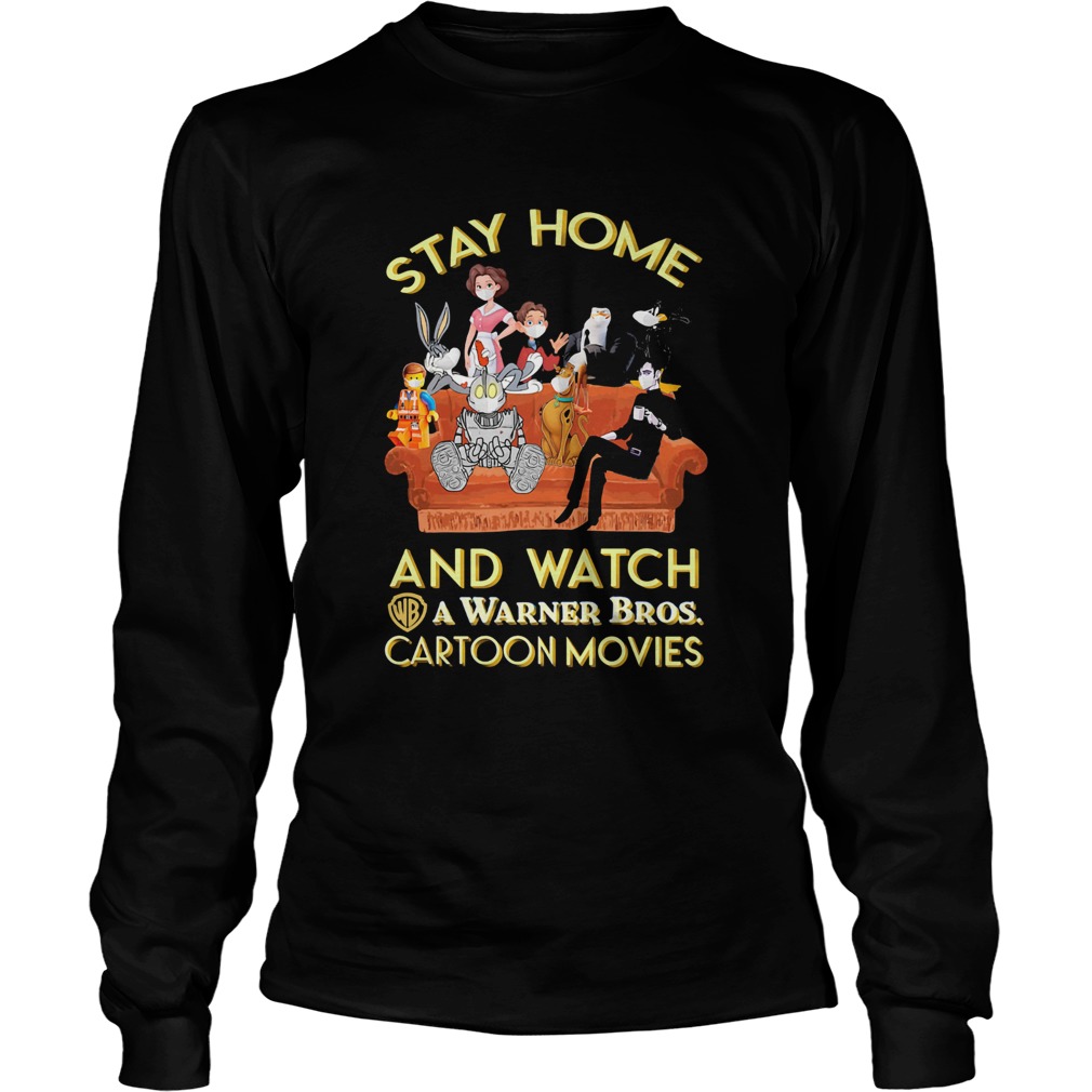 Stay home and watch a warner bros cartoon movies in sofa Long Sleeve
