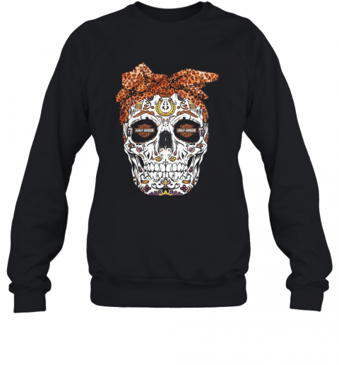 Sugar Skull Motorcycles Harley Davidson T-Shirt Unisex Sweatshirt