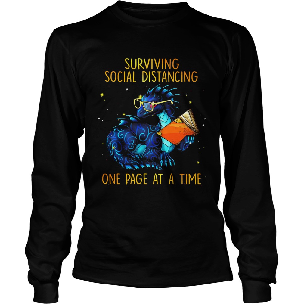 Surviving social distancing one page at a time Dragon Long Sleeve