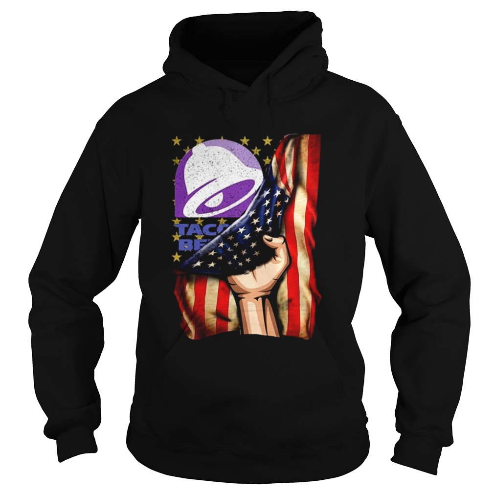 Taco Bell And America Flag Hoodie
