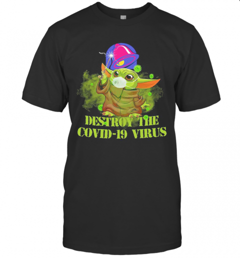 Taco Bell Baby Yoda Destroy The Covid 19 Virus T-Shirt