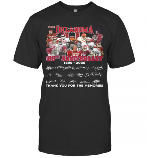 The Oklahoma 125Th Anniversary 1895 2020 Signature T-Shirt