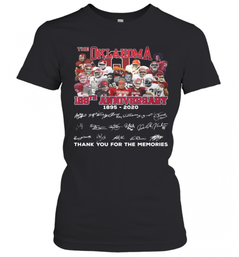 The Oklahoma 125Th Anniversary 1895 2020 Signature T-Shirt Classic Women's T-shirt