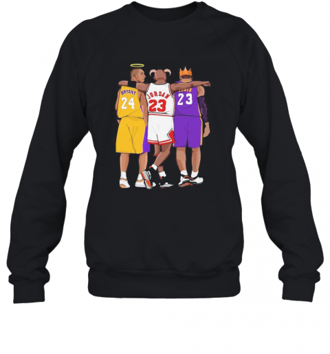 The Three Jordan James Bryant Eras Of Greatness 2020 T-Shirt Unisex Sweatshirt