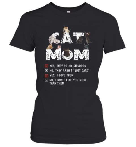 They Are My Children Cat T-Shirt Classic Women's T-shirt