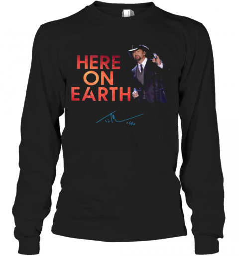 Tim Mcgraw Here On Earth Tour 2020 T-Shirt Long Sleeved T-shirt 