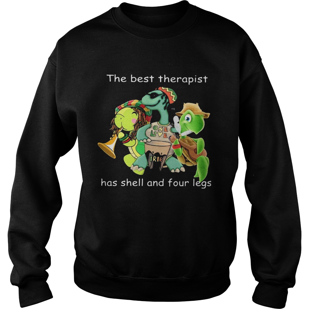 Turtle the best therapist has shell and four legs Sweatshirt