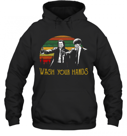 Vintage Pulp Fiction Wash Your Hands T-Shirt Unisex Hoodie
