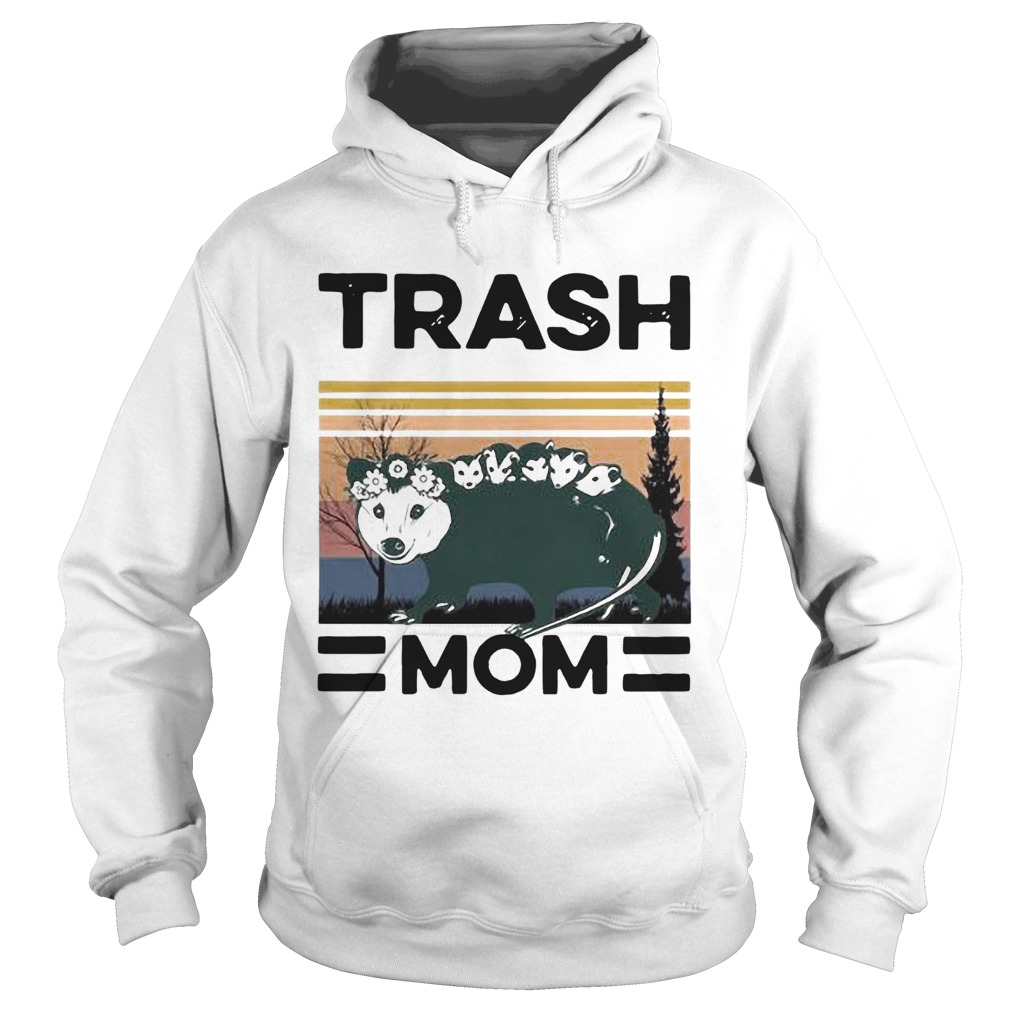 Vintage Rat Trash Mom Hoodie