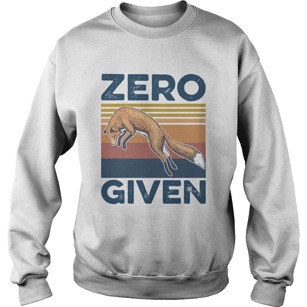 Vintage Red Fox Zero Given Sweatshirt