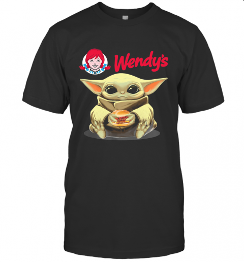 Wendy'S Baby Yoda Hug Hamburger T-Shirt