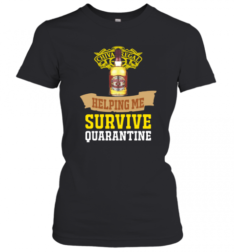 Whisky Chivas Helping Me Survive Quarantine T-Shirt Classic Women's T-shirt