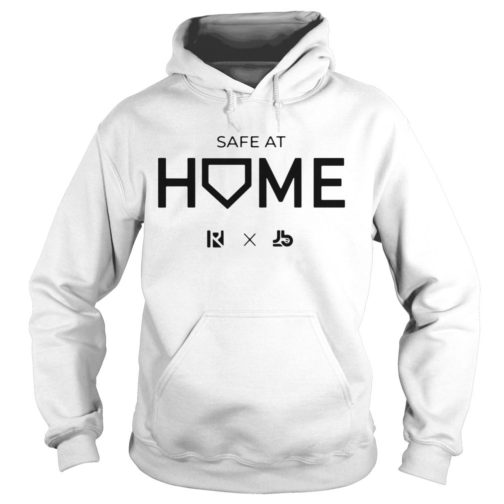 White Routine X Justbats Safe At Home Hoodie