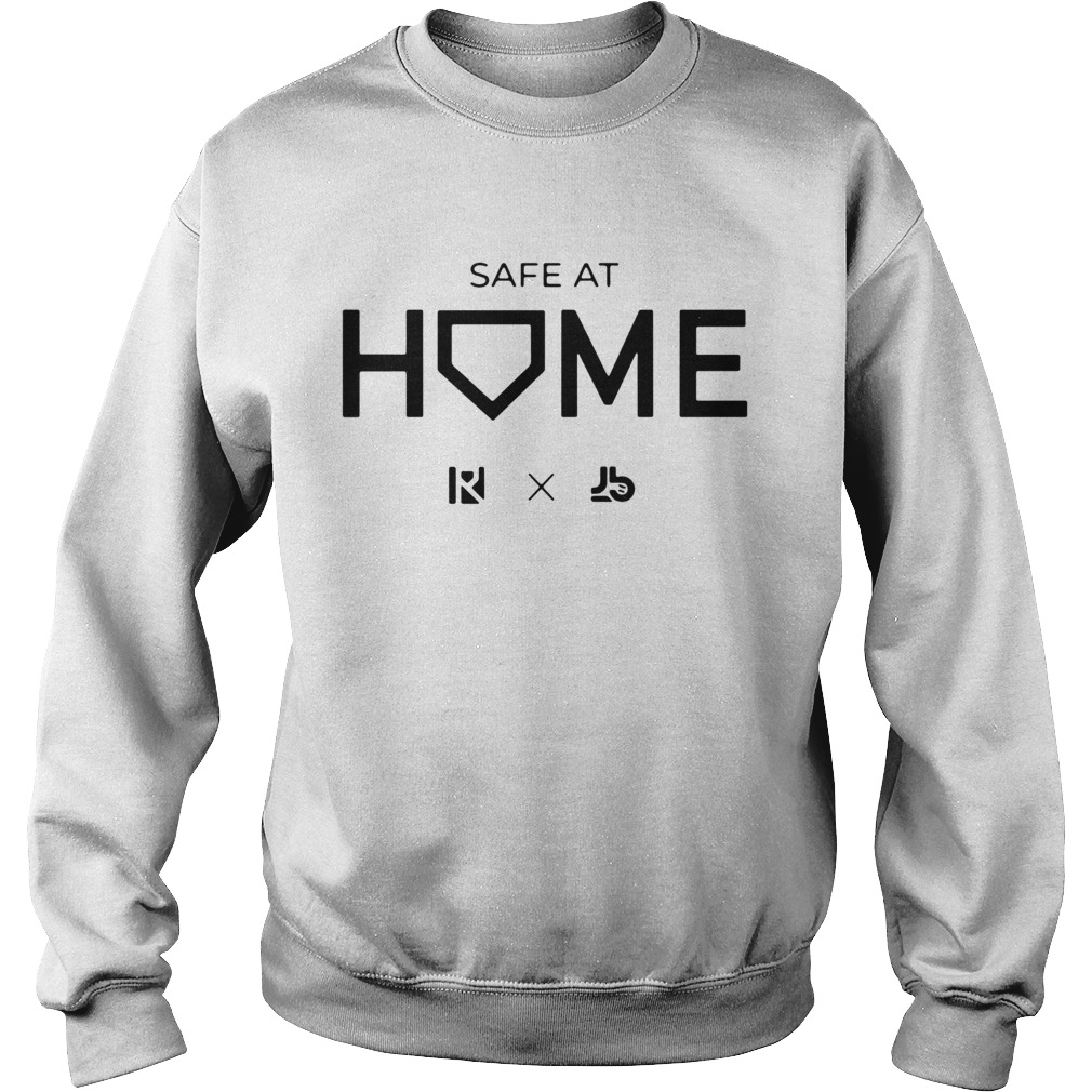 White Routine X Justbats Safe At Home Sweatshirt