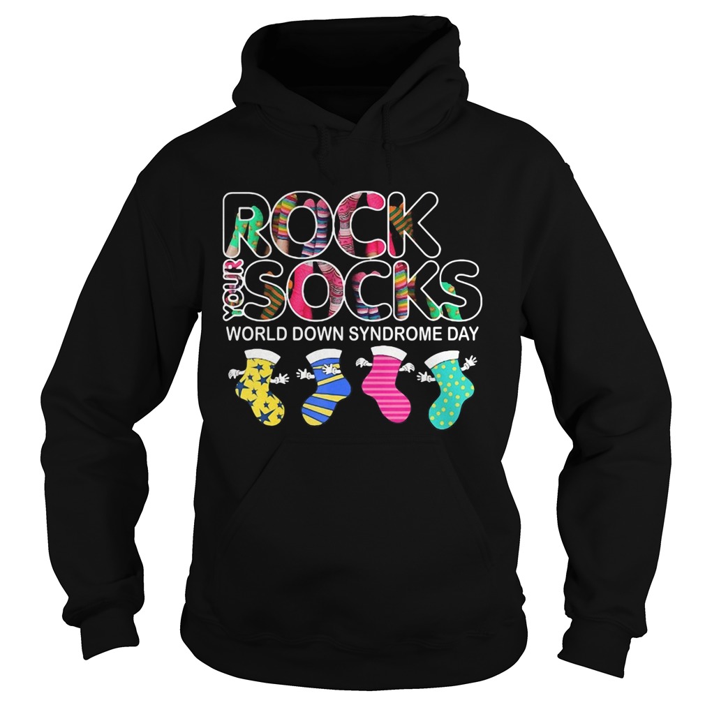 World Down Syndrome Day Rock Socks Hoodie