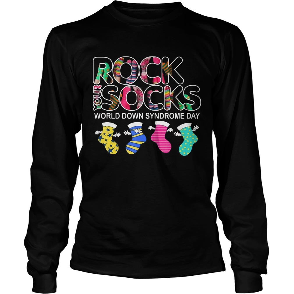 World Down Syndrome Day Rock Socks Long Sleeve