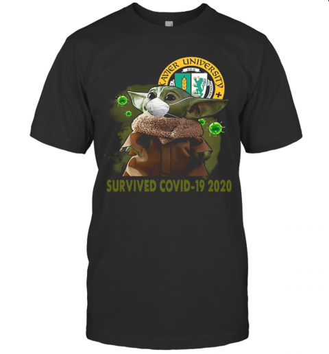 Xavier University Baby Yoda Survived Covid 19 2020 T-Shirt