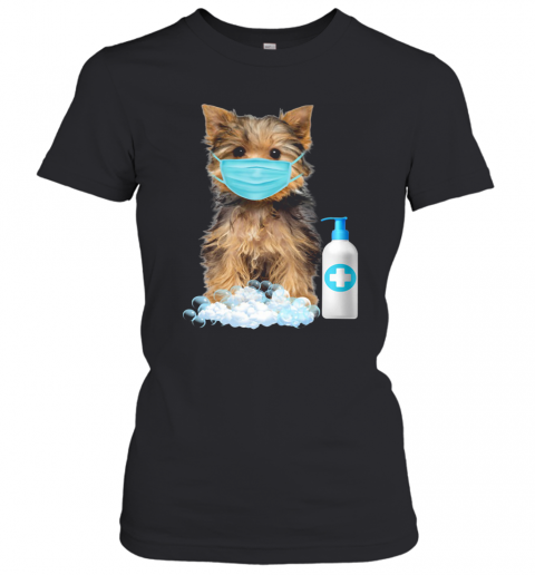 Yorkshire Terrier Lover Face Mask T-Shirt Classic Women's T-shirt