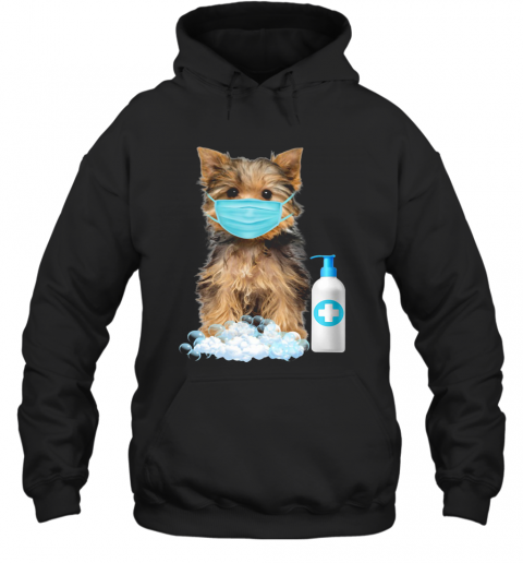 Yorkshire Terrier Lover Face Mask T-Shirt Unisex Hoodie