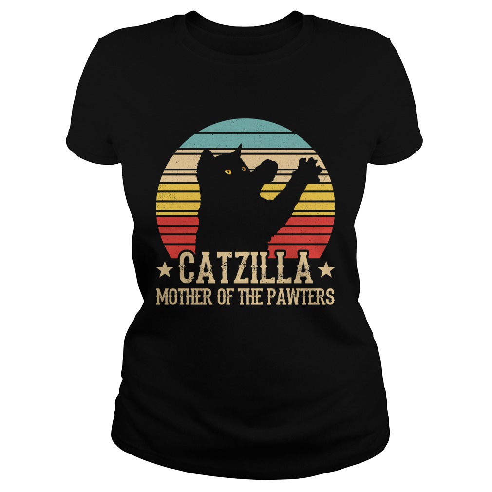 catzilla mother of the pawters vintage Classic Ladies