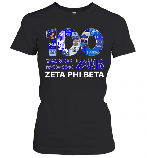 100 Years Of 1920 ZOB Zeta Phi Beta T-Shirt Classic Women's T-shirt