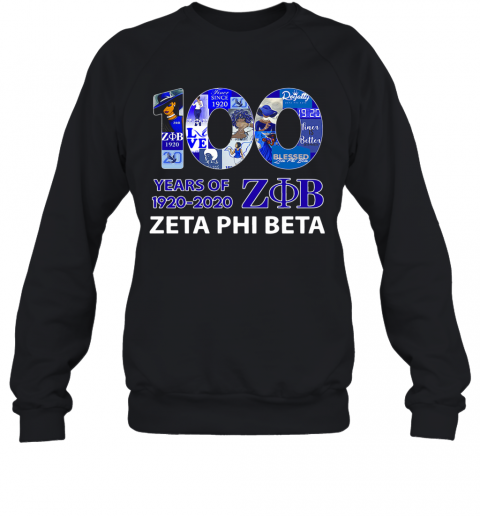 100 Years Of 1920 ZOB Zeta Phi Beta T-Shirt Unisex Sweatshirt