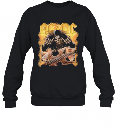 ACDC Rock Band Skull T-Shirt Unisex Sweatshirt