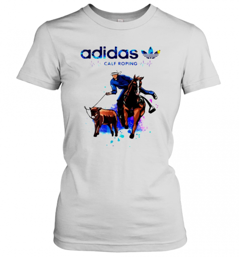 Adidas Logo Calf Roping Heartbeat T-Shirt Classic Women's T-shirt