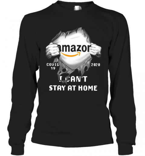 Amazon Inside Me Covid 19 2020 I Can'T Stay At Home T-Shirt Long Sleeved T-shirt 