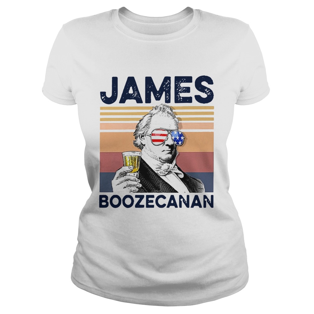 American Flag James Boozecanan Classic Ladies