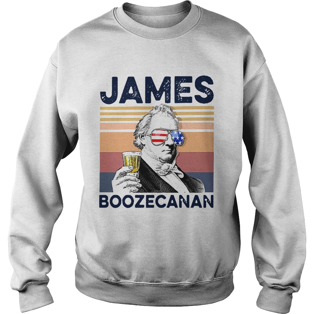 American Flag James Boozecanan Sweatshirt