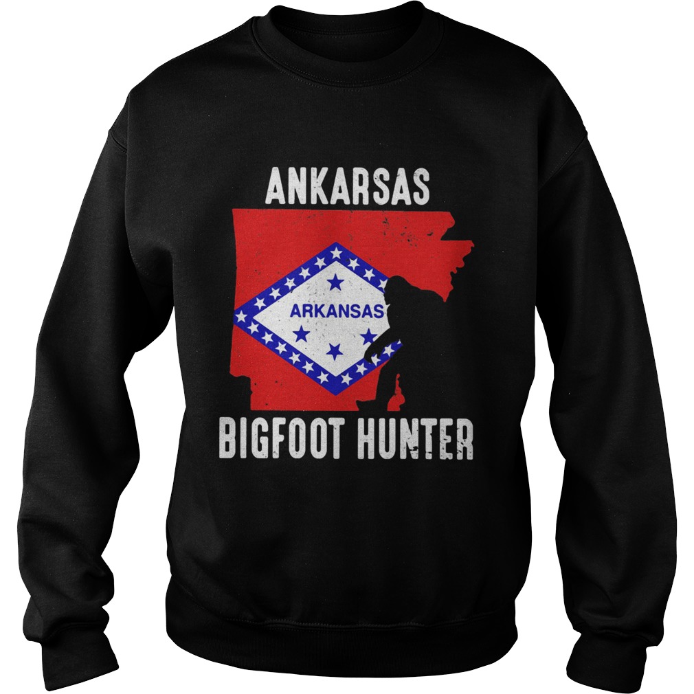Arkansas bigfoot hunter flag Sweatshirt