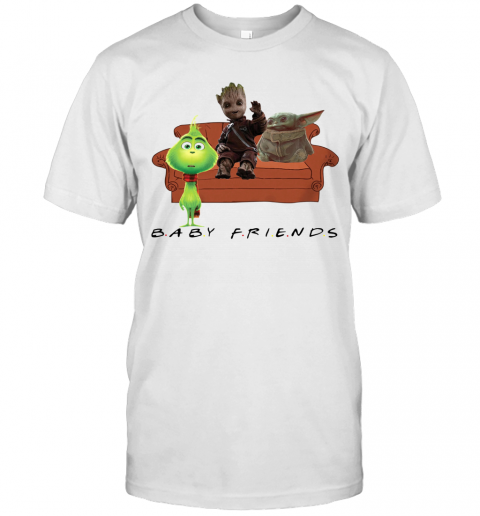 Baby Friends Baby Yoda Baby Grinch And Baby Groot T-Shirt Classic Men's T-shirt