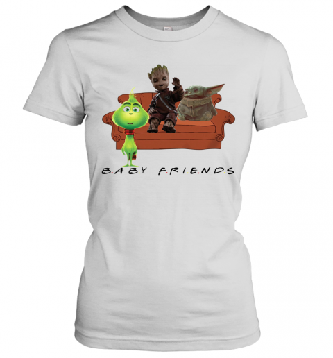 Baby Friends Baby Yoda Baby Grinch And Baby Groot T-Shirt Classic Women's T-shirt