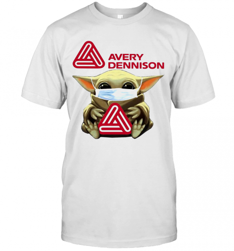 Baby Yoda Face Mask Hug Avery Dennison T-Shirt