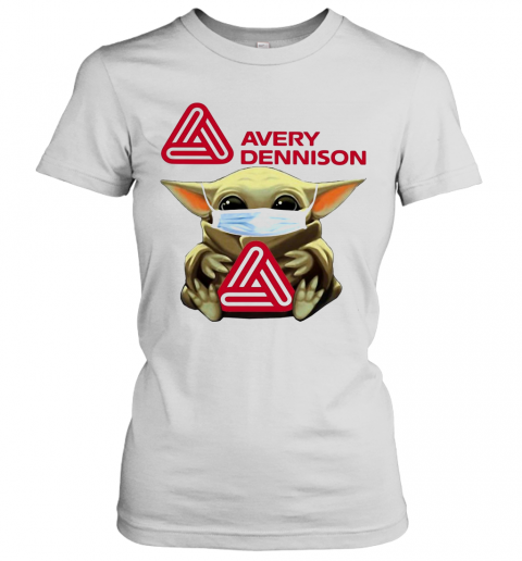 Baby Yoda Face Mask Hug Avery Dennison T-Shirt Classic Women's T-shirt