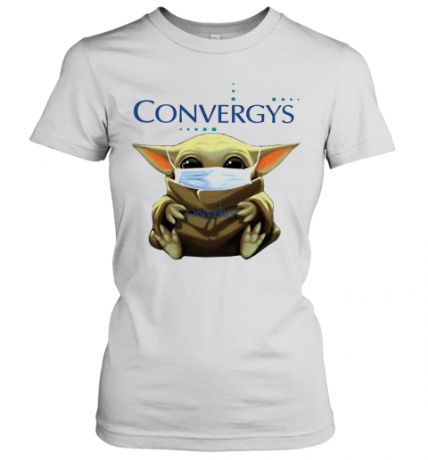 Baby Yoda Face Mask Hug Convergys T-Shirt Classic Women's T-shirt