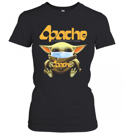 Baby Yoda Hug Apache Corporation Mask T-Shirt Classic Women's T-shirt