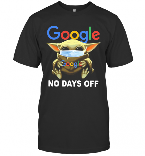 Baby Yoda Hug Google Mask T-Shirt