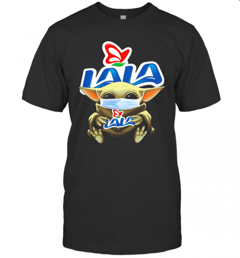 Baby Yoda Hug Lala Mask T-Shirt