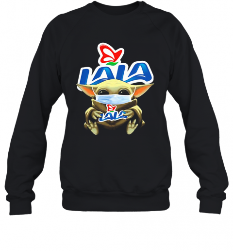 Baby Yoda Hug Lala Mask T-Shirt Unisex Sweatshirt