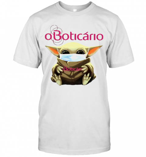Baby Yoda Hug Oboticario Mask T-Shirt
