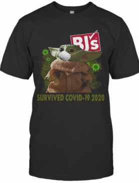 Baby Yoda Mask BJ'S Survived Covid 19 2020 T-Shirt