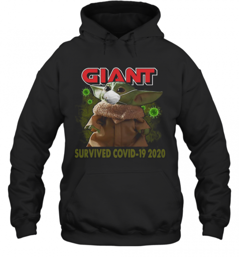 Baby Yoda Mask Giant Survived Covid 19 2020 T-Shirt Unisex Hoodie