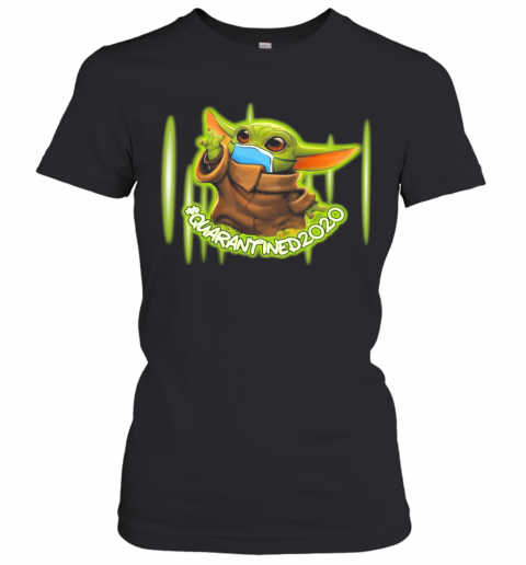Baby Yoda Quarantined 2020 Mask T-Shirt Classic Women's T-shirt
